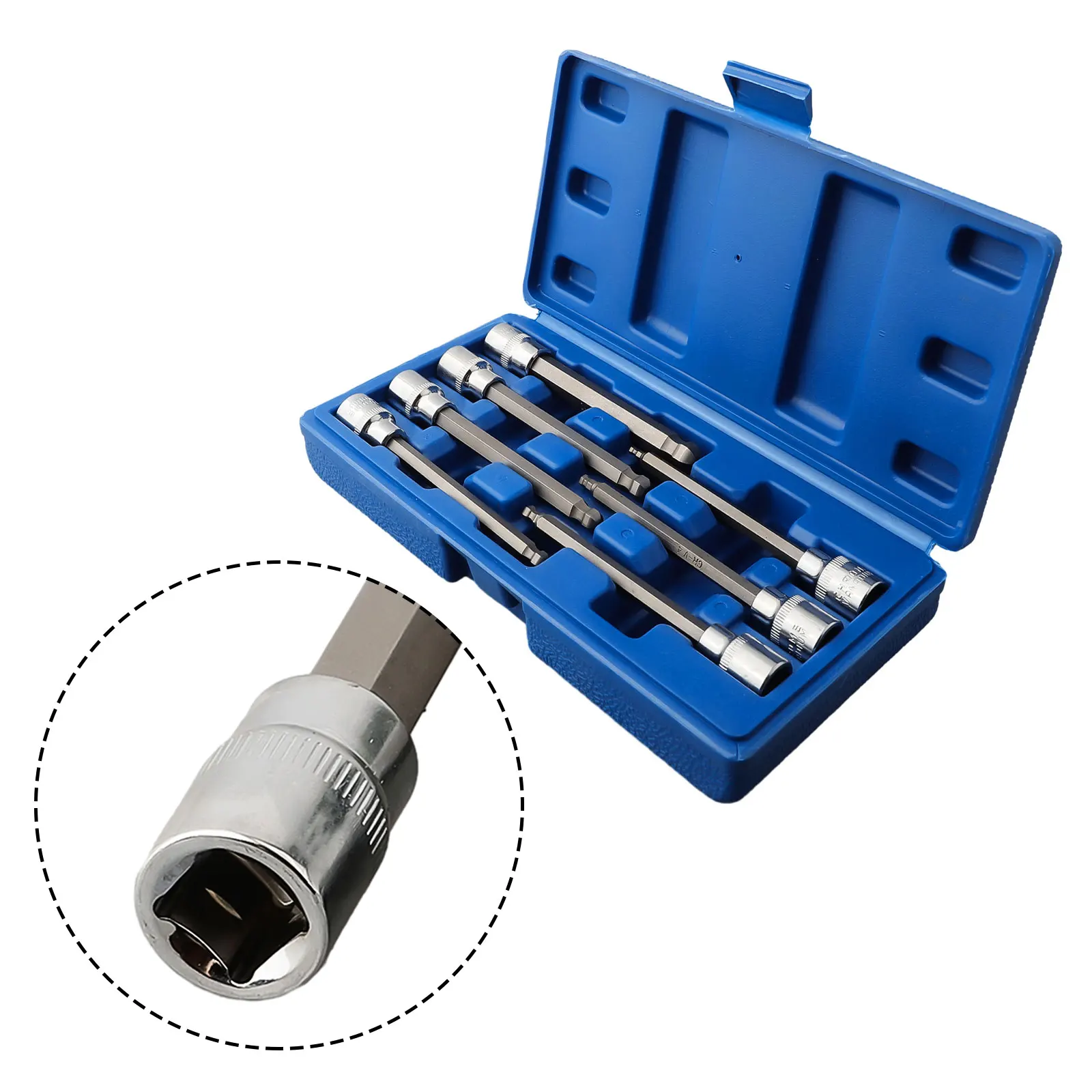 

Practical 7pcs Ball End Hexagon Sockets Wrench Set Deep Grooves and Tight Locations H3H10 Chrome Vanadium Steel