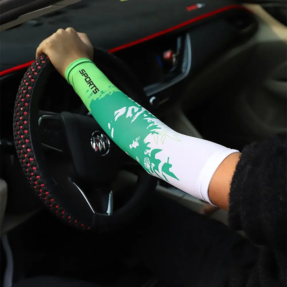 New Basketball Summer Cooling Arm Cover Sun Protection Arm Sleeves Outdoor Sport