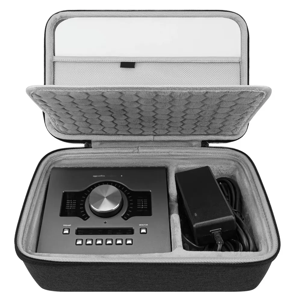 EVA-Hartschalen-Organizer für Apollo Twin X/Twin X Duo Gen 2, zum Mischen und Düsen der Soundkarte, praktischer Aufbewahrungskoffer – Detail 1