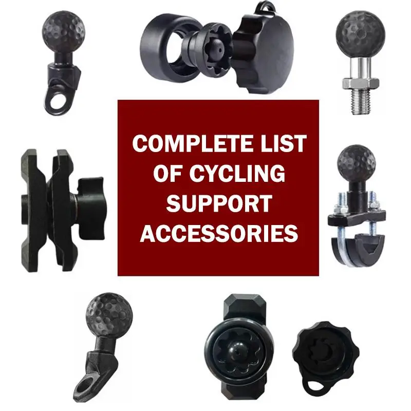 Motorcycle Handlebar Accessories U Bolt Mount Base Kit Ball Clamp Bracket For Motorbike Phone Holder Easily Install