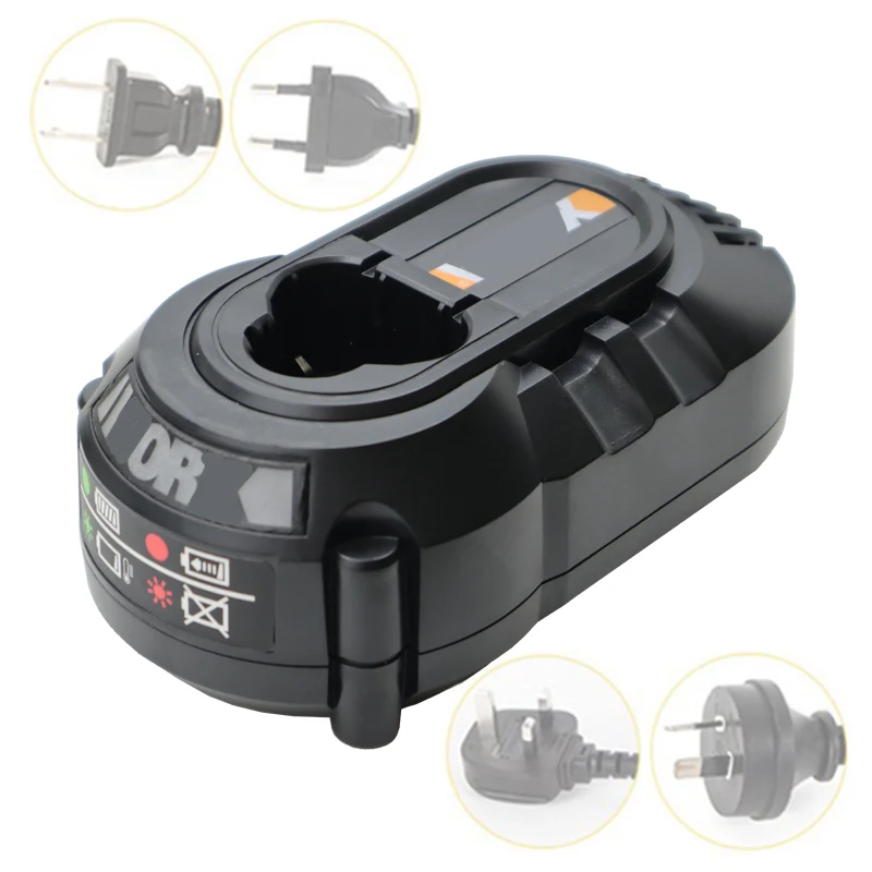 WA3846 Li-ion Battery Charger For Worx 12V WU128 WU151 WU127 WA3854 WA3855 WX382 WA3845 WA3509 WU280 WX540 WA3503 WA3504 WA3505