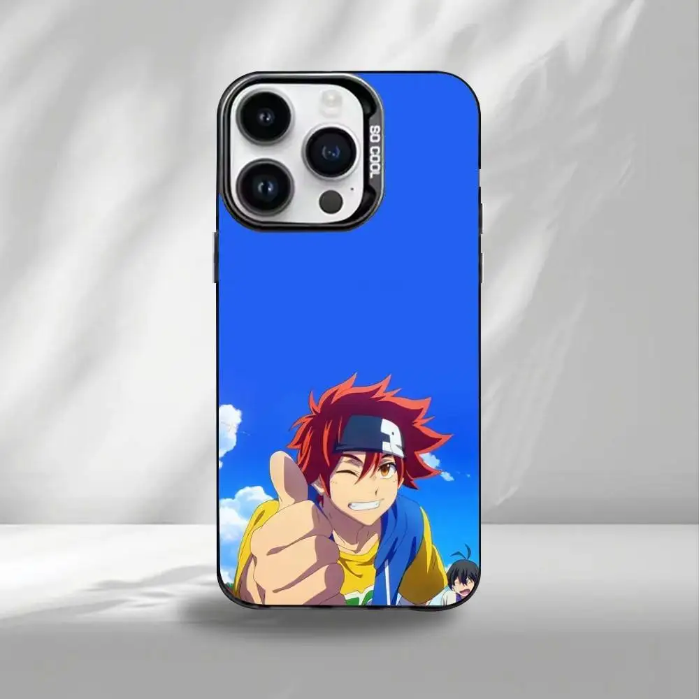 Custodia per telefono I-Infinite Skater per iPhone17,16,15,14,13,12,Pro Max Cover interna placcata in argento color nero