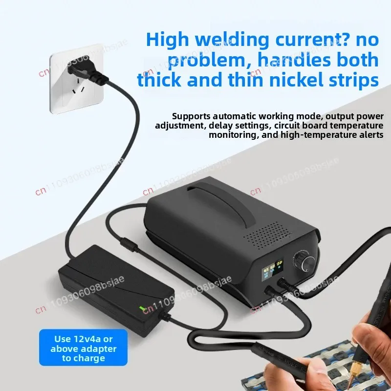 Portable Spot Welding Machine 120 Gear Adjustable 3000F Capacitor Suitable for 18650 Lithium Battery  Welding Device Spot Welder view 3