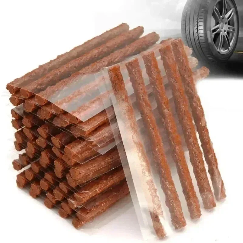 6pcs Car Tire Repair Tools Set Glue Rubber Stripes Motorcycle Bicycle Tubeless Puncture Quick Repairing Kit Outdo Vehicle First