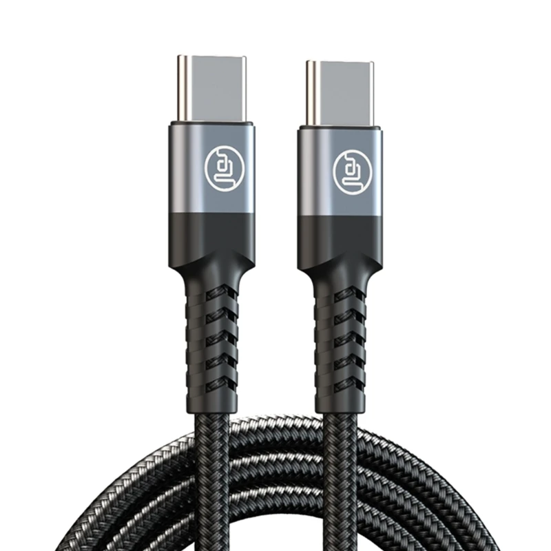 

Extra-long USB C to USB C Cable PD 60W Type C to Type C Cable Fast Braided Nylon USB C to USB C Charging Cord