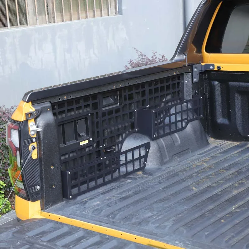 

For Ford Ranger 2023 Rear Boot Trunk Side Hanging Bracket tool Sorting Bracket Organizer Carrier Hanging Board Panel Accessories