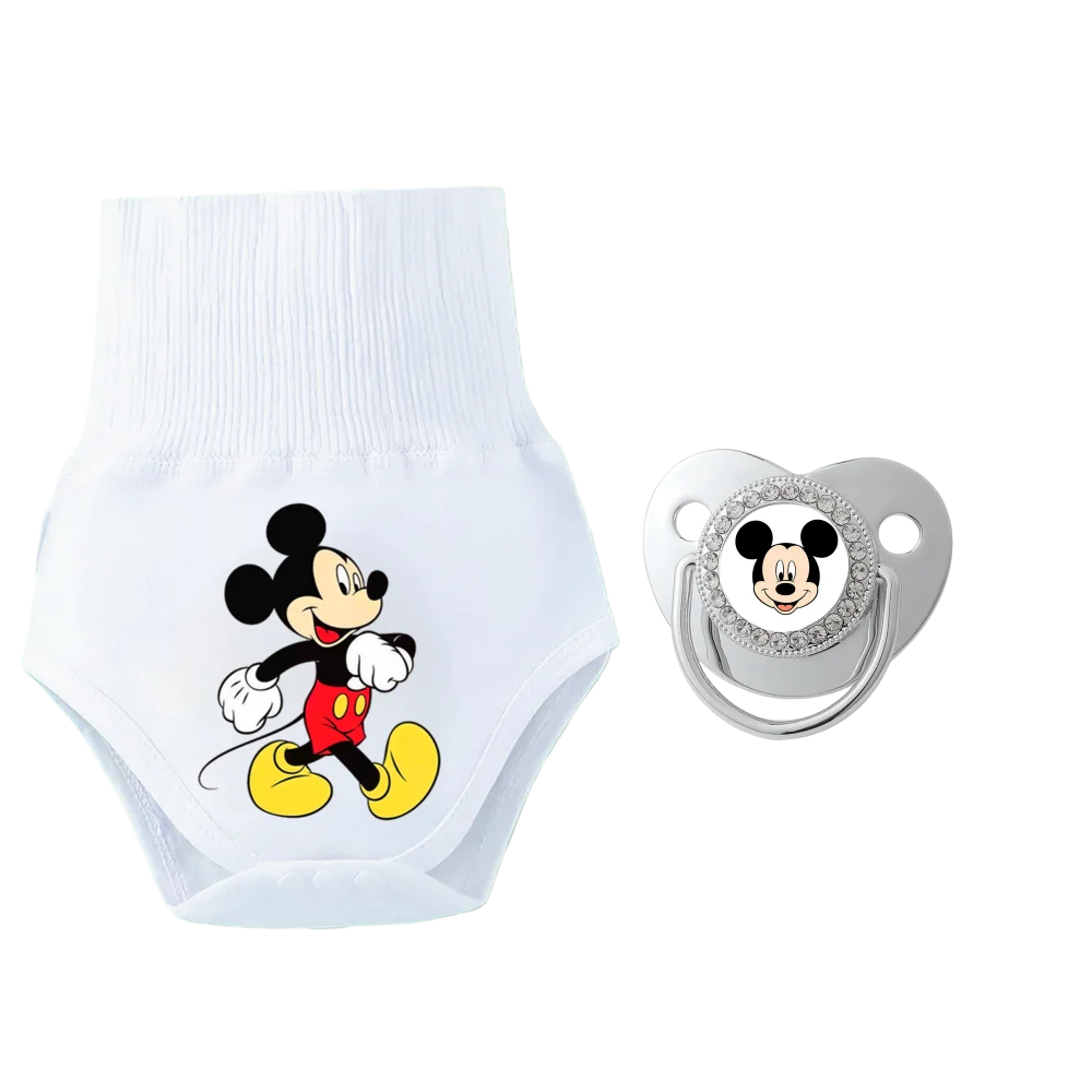 

2 sets of baby crawling pants newborn feeding pacifiers anime printed baby crawling suits clothing accessories feeding nipples