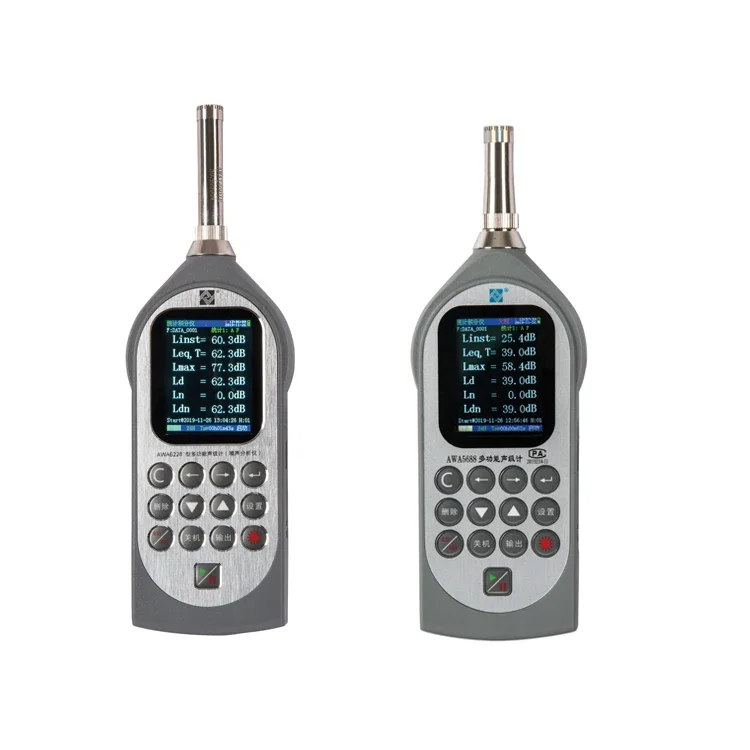 Portable Frequency Spectrum Analyzer AWA6228+ Measurement Device For Environmental And Mechanical Noise Monito 20-142dB Class 1