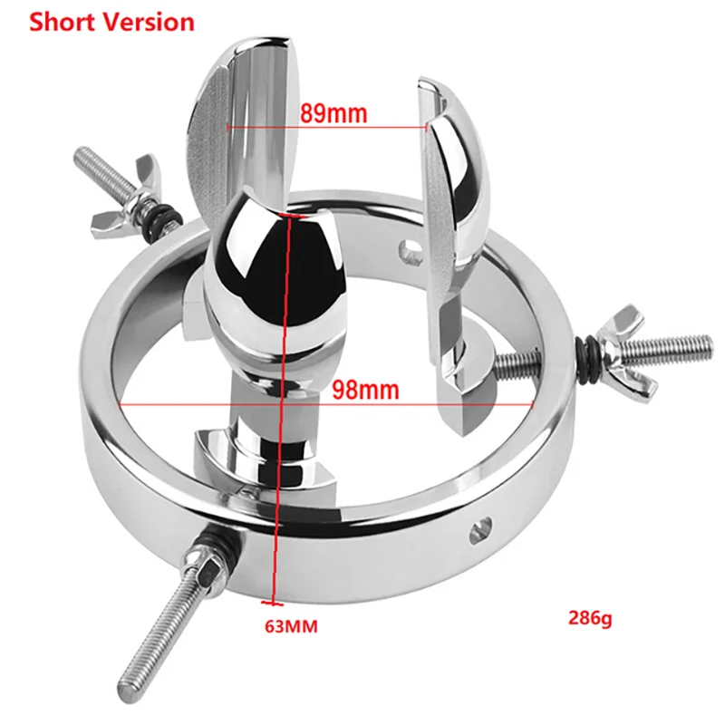 Expansor de espéculo anal enorme ajustável, extensor de plug anal grande, dilatador vaginal e ânus, brinquedos sexuais para mulheres e homens,