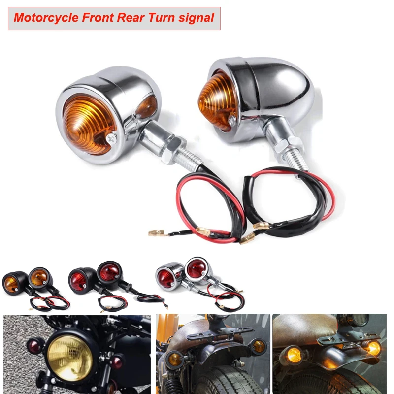 

Turn Signal Lights For Aprilia RXV450 RXV550 SXV450 SXV550 Motocycle Bullet Retro Signals Lamp Light Indicator Motorrad Blinker
