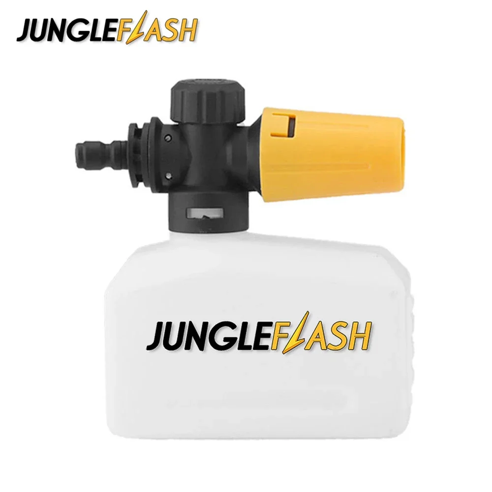 

JUNGLEFLASH 400/700ML Snow Foam Lance for Pressure Washer Car Wash Lithium Battery Cleaning Gun with 1/4 Quick Connection