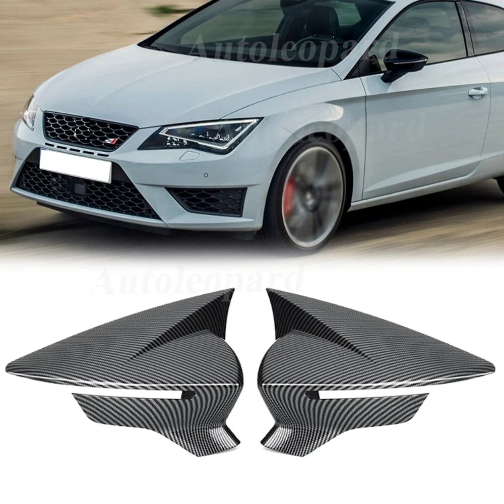 

Для LEON MK3 5F ST FR Cupra 13-20 Для Ibiza MK5 Для Arona 17-18 Черный/Углеродный вид Накладки на боковые зеркала Чехол на зеркало заднего вида