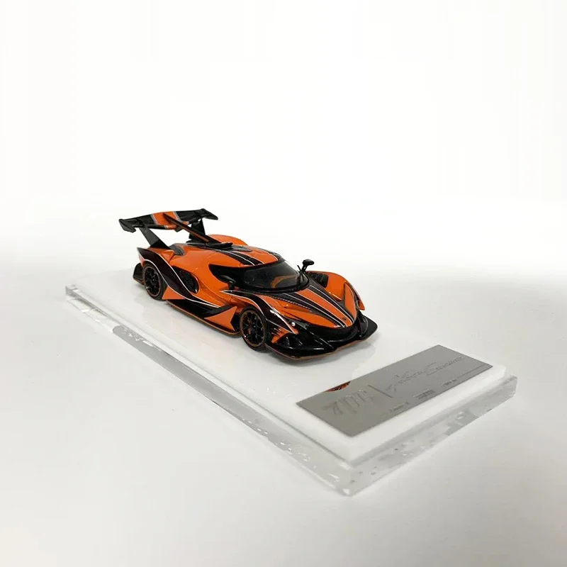 Apollo ie合金ダイキャストモデルカー、スポーツカーコレクション、オレンジ、1:64、限定