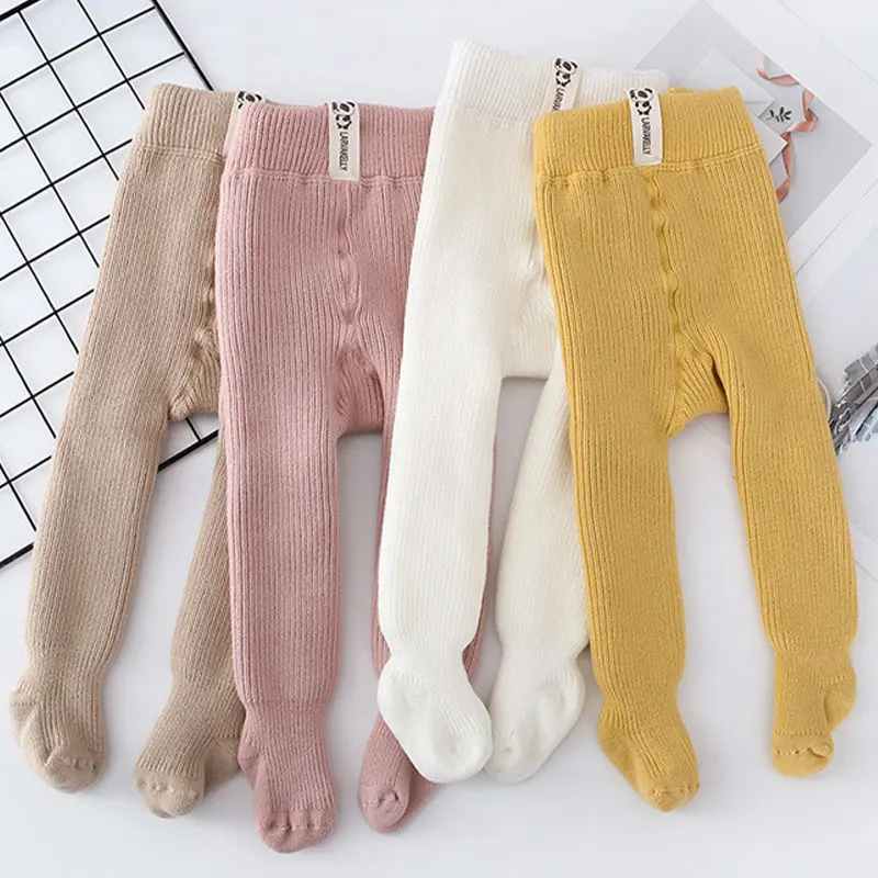 Leggings for children with velvet and thick baby leggings for infants warm winter leggings for boys baby tights for girls