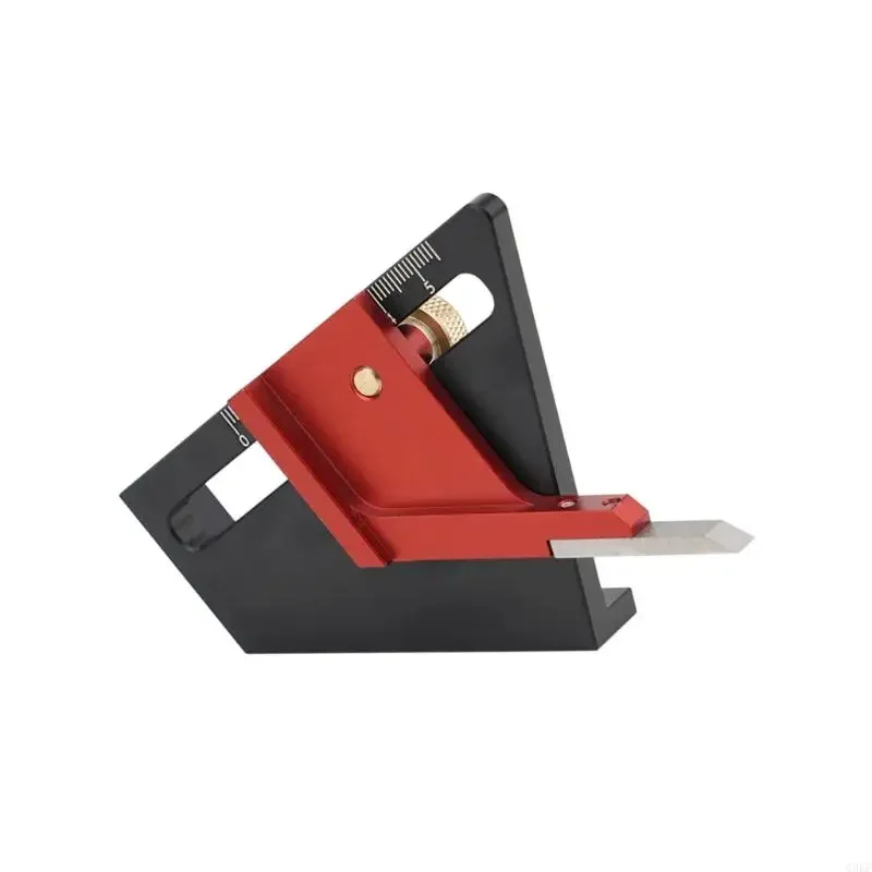 

Woodworking Height Gauge Portable Depth Measurement Tool Aluminum Altimeter for Blades Router Bits Measuring Tool