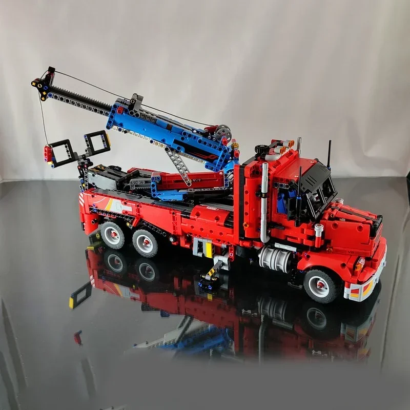 2087pcs MOC ROTATOR TOW TRUCK C MODEL Technical Building Blocks Construction Festival Gift Creative Toys Idea Birthday
