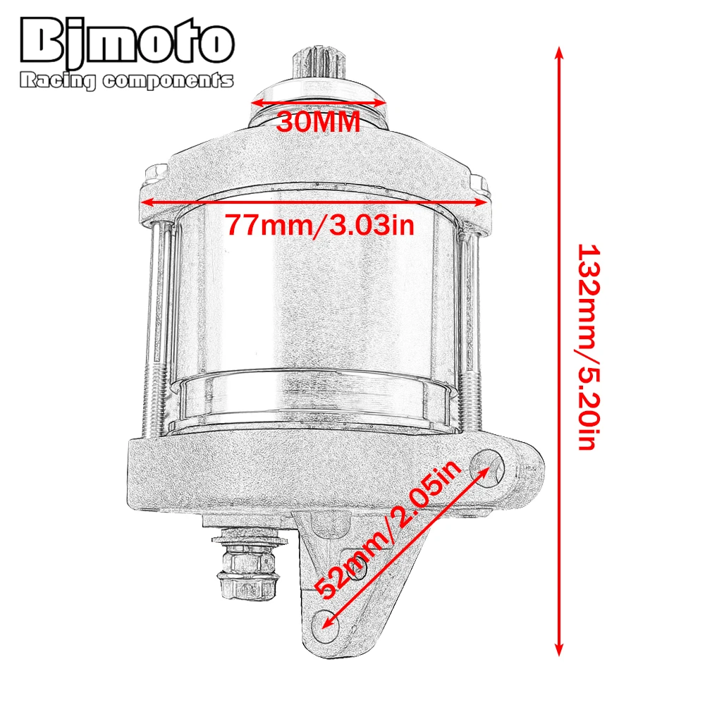 

Стартер WR 450 F 2023 для Yamaha WR450F YZ450FX YZ450F WR YZ 450 FX F 2020-2022 WR-450F YZ-450F 8R9-81890-00 B3J-81890-00