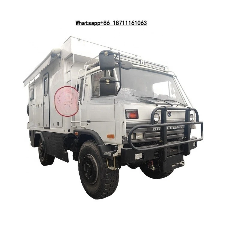 Dongfeng AWD All Terrain Off-road 4x4 LHD RV Camper Motorhome Recreation Vehicle