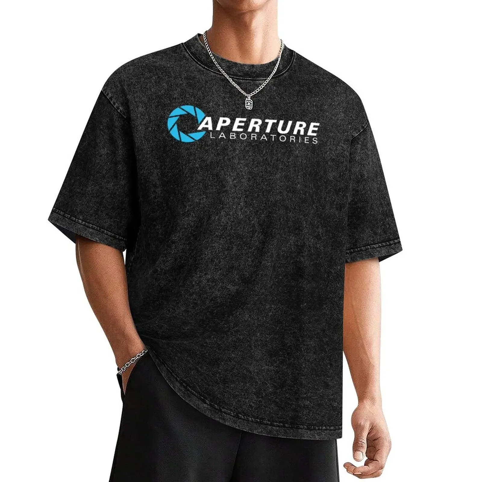 Aperture Science Laboratories - Portal T-Shirt heavyweights boys whites mens tall t shirts