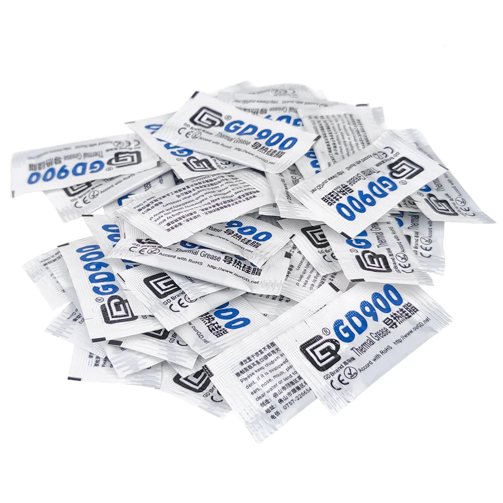 5/10/20/50pcs Thermal Grease for Bambulab P1s Bambulab A1 Mini Hotend Thermal Paste GD900 for 3D Printer Parts CPU 4.8W/M-k