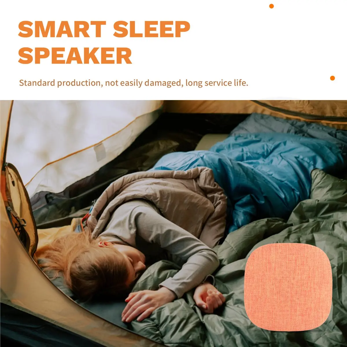 belong Bluetooth 6.0 Pillow Speaker for Sleeping Ultra-Thin Under Pillow Sound Machine with White Noise HiFi Stereo Audio