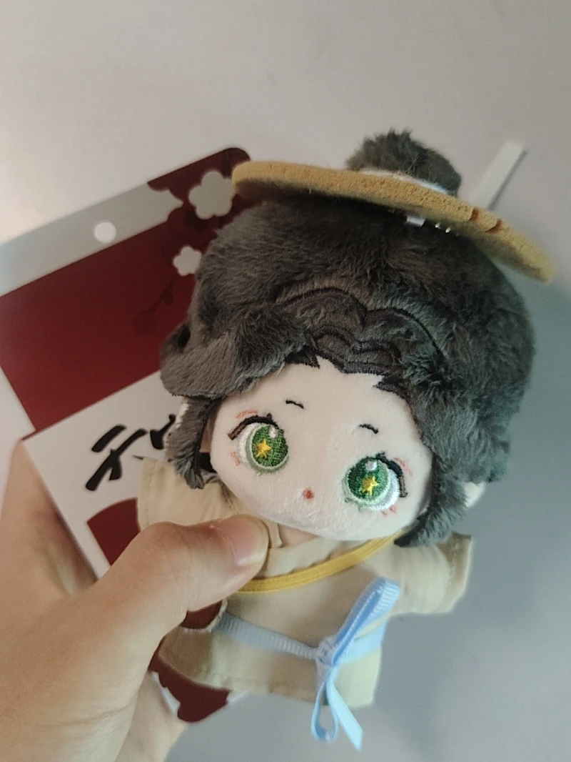 10cm Anime Heaven Official Blessing Cotton Plush Pendant Toy Tian Guan Ci Fu Xie Lian Hua Cheng Doll Soft Stuffed Pendant