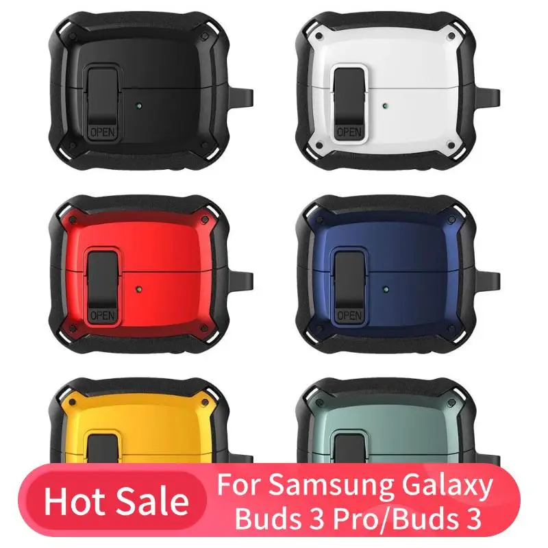 ​colorful Case For Samsung Galaxy Buds3 Pro/Buds 3 With Secure Lock Shockproof Protective Cover