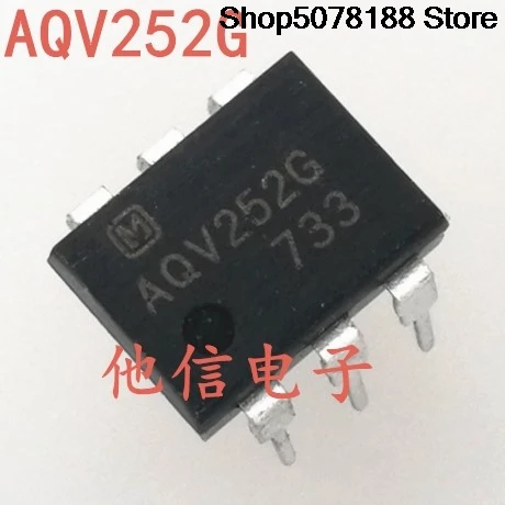 5pieces OptoCoupler AQV252 AQV252G DIP-6   ic Original integrated circuit