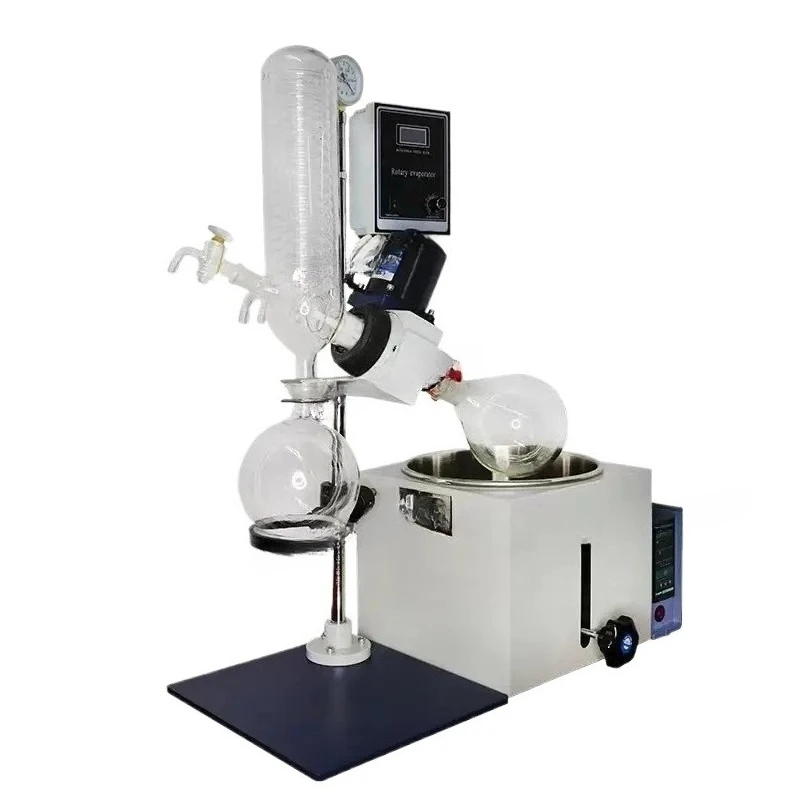 Lab-scale Rotary Evaporator Rotavapor Glass Distillation System with Rotation Evaporation