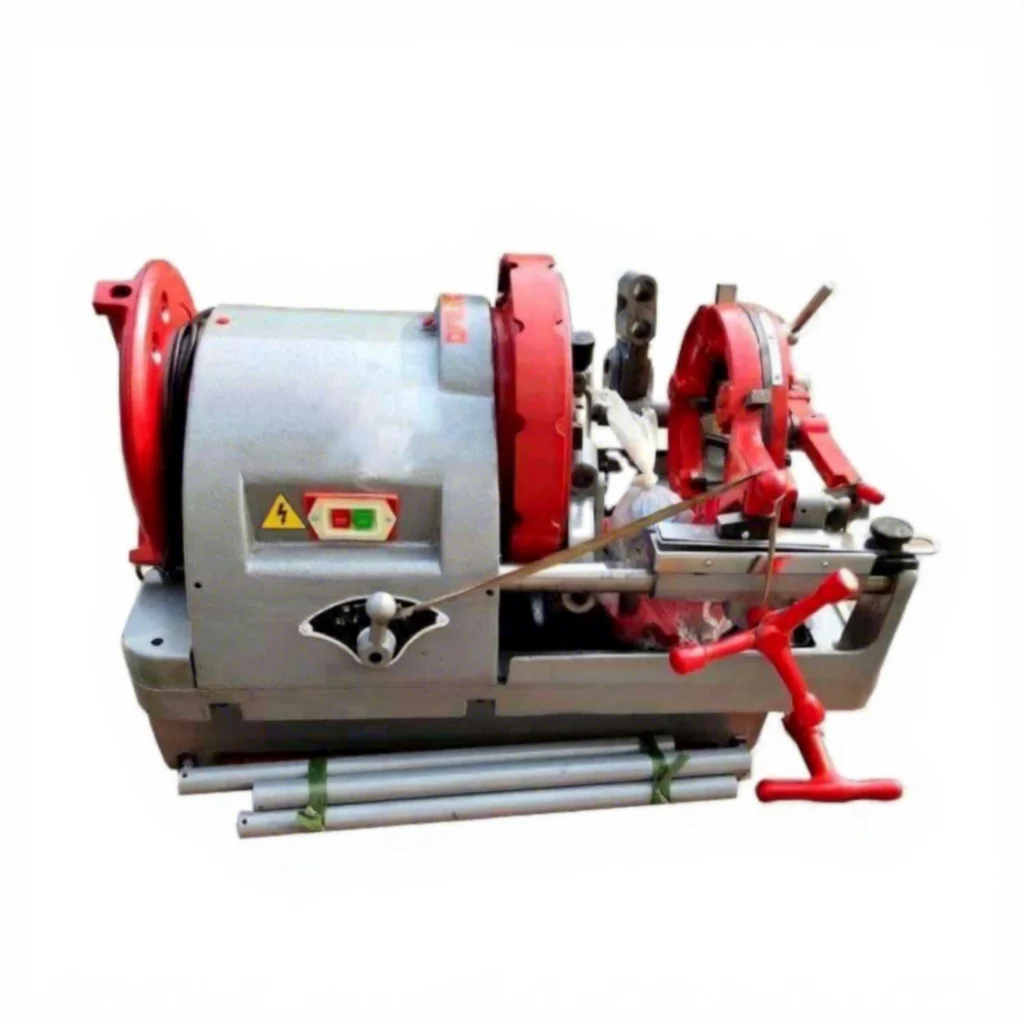 Portable Electric Steel Pipe Nipple Threader Small Convenient Motor-Based Threading Machine