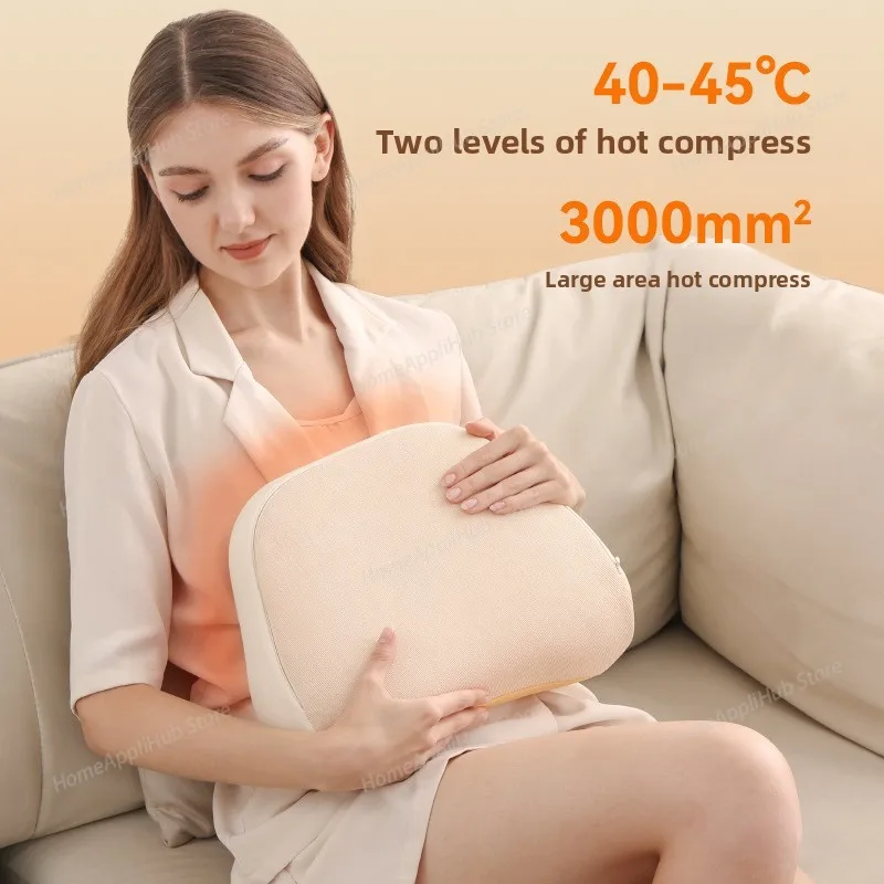 Multi-Function Cross-Border Massage Pillow - Cervical Neck Back massager with Kneading and Heating, Lumbar Support