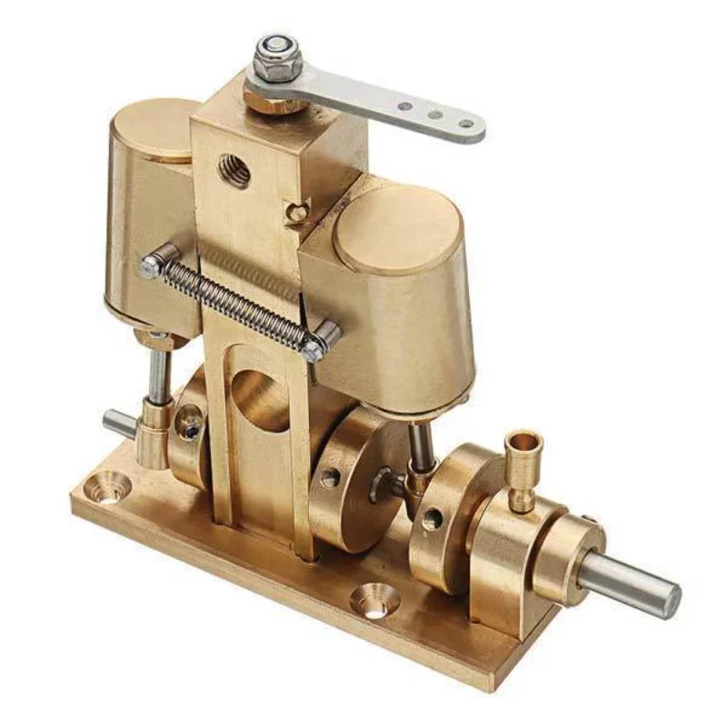 

Double Rod Steam Engine Model Exquisite Miniature Steam Engine with Reversing Valve Two-way Operation Steam Engine Model Toy