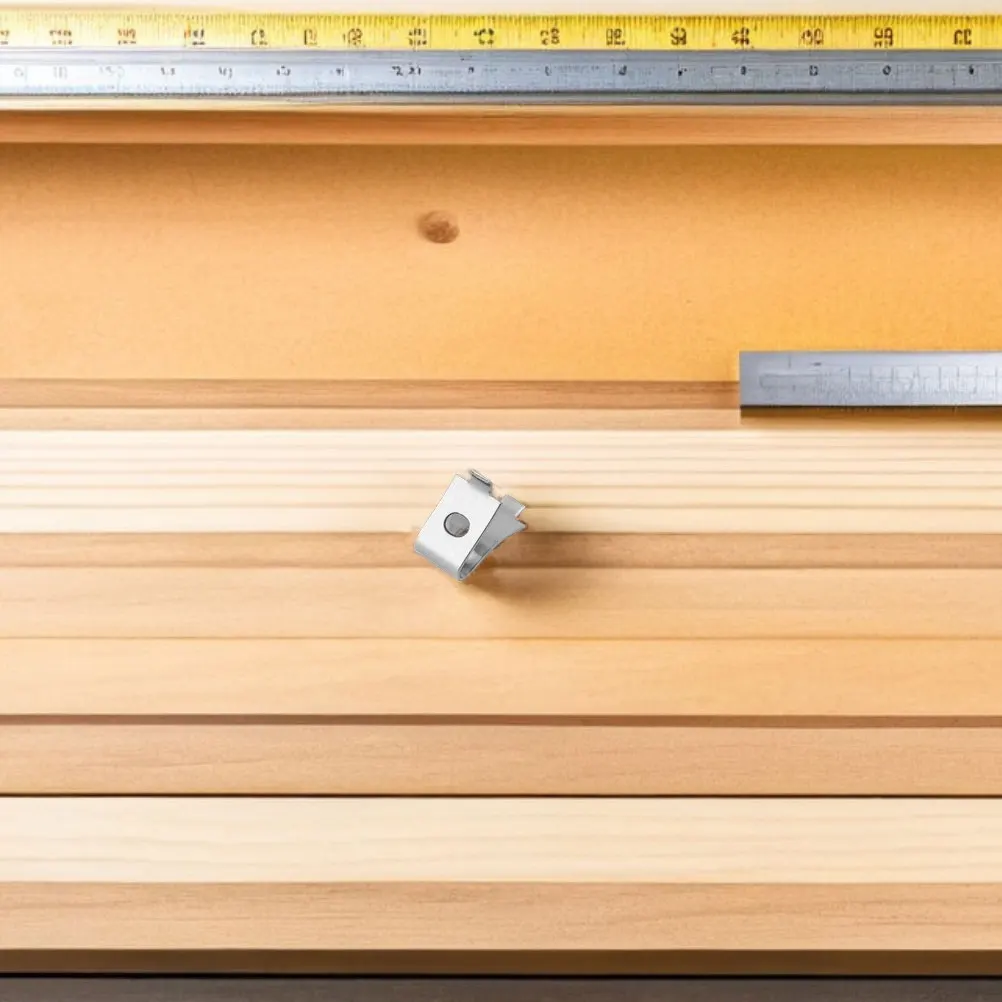 

20 Pcs Shelf Bracket Clip Bookcase Glass Holders Bookshelf Supports Cabinet Clips Stainless Steel Closet Peg Brackets Pegs