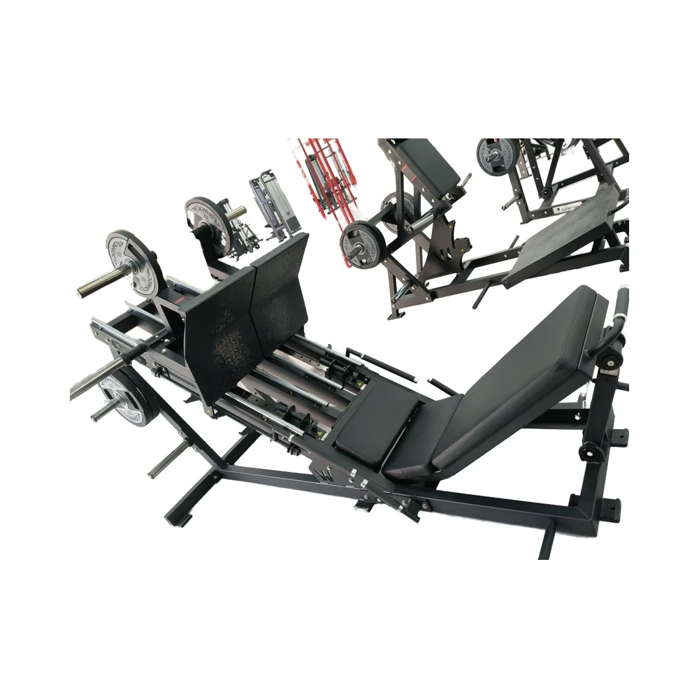 

Commercial Bilateral Leg Press Gym Equipment Home Use Steel Construction with Arm Functionality
