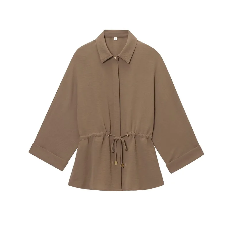 MUJER 2025 Damen-Hosen-Sets, hohe Taille, Baggy-Hosen-Sets für Frauen, 2-teilig, Sommer, lässiges Damen-Outfit, Langarm-Shirts für Damen