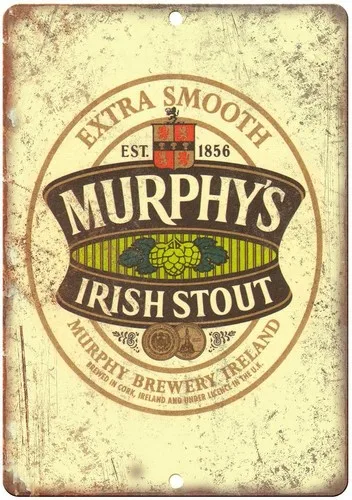Murphy's Irish Stout Irland Vintage Ad Reproduktion Metallschild E178