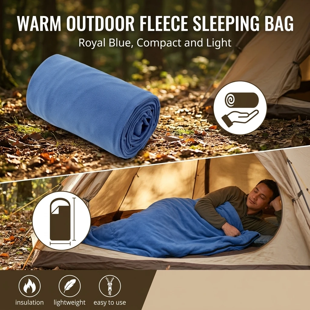 Forro para saco de dormir con cremallera, manta de lana para acampar, sábana de viaje cálida, saco de dormir para hostales y hoteles, sacos de dormir suaves para adultos.
