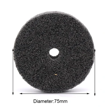 75mm 3 inch Diameter Nylon Fiber Polishing Wheel For Metals Ceramics Marble Wood Grinding Buffing Disc Abrasive Tool