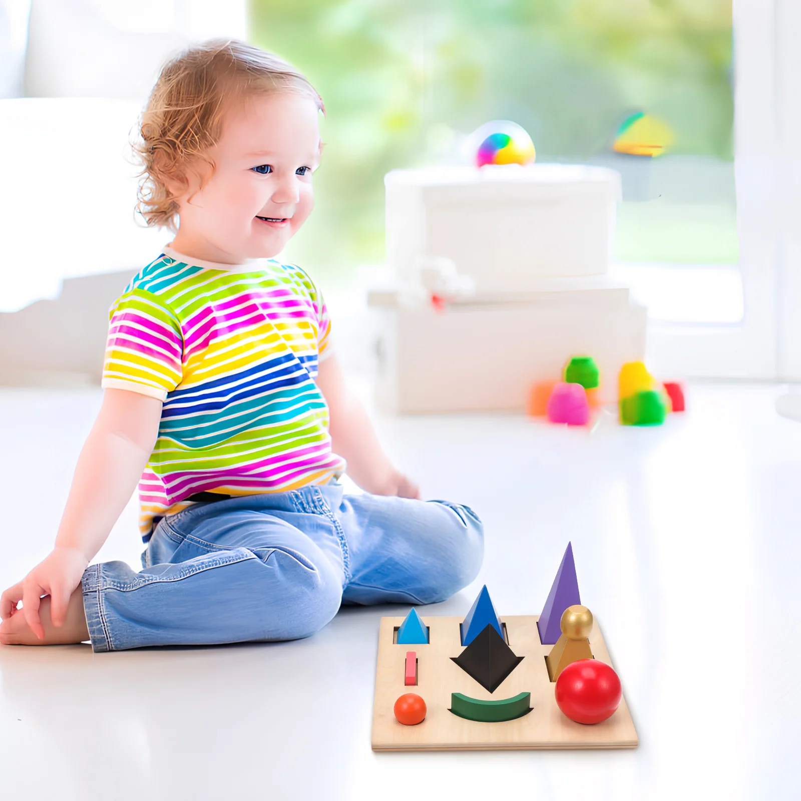 1 Set 1 Set Alat Bantu Pengajaran Simbol Tata Bahasa Puzzle Pembelajaran Kognitif Kayu Blok Bangunan Edukatif