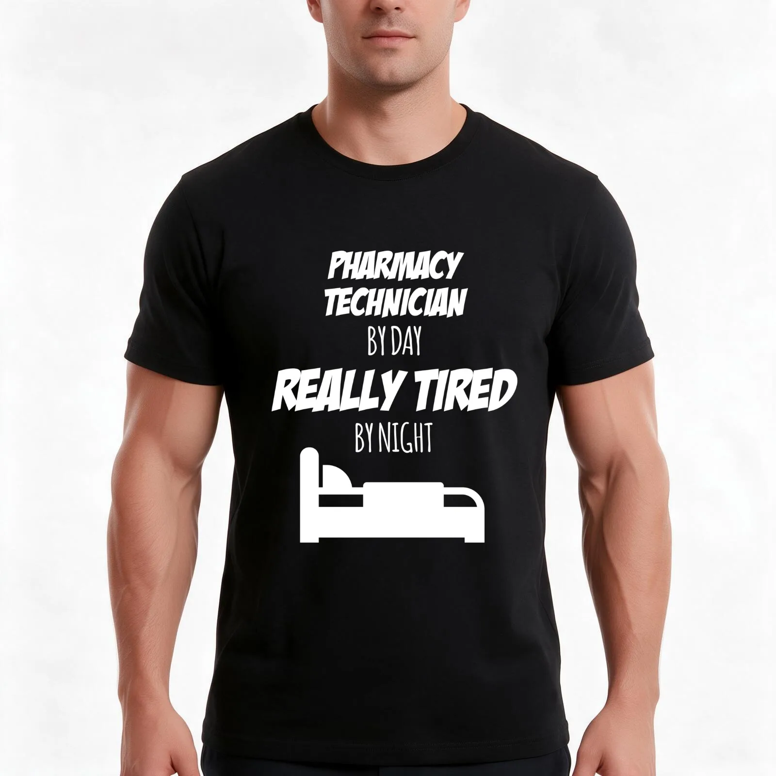 Pharmacy Technician Job Fun Gift for every Pharmacy Technician Funny Slogan Hobby Work Worker T-Shirt, Summer Casual Cotton Tee