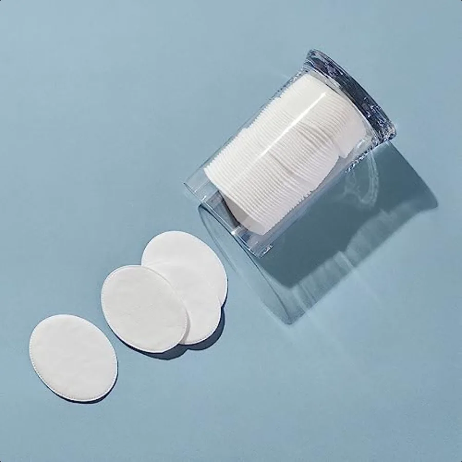 Diane マルチレイヤー 3.5 x 2.75 コットン オーバル 100 ピュアコットン メイク落とし、マニキュアのタッチアップ、スキンケア、日常使いに最適