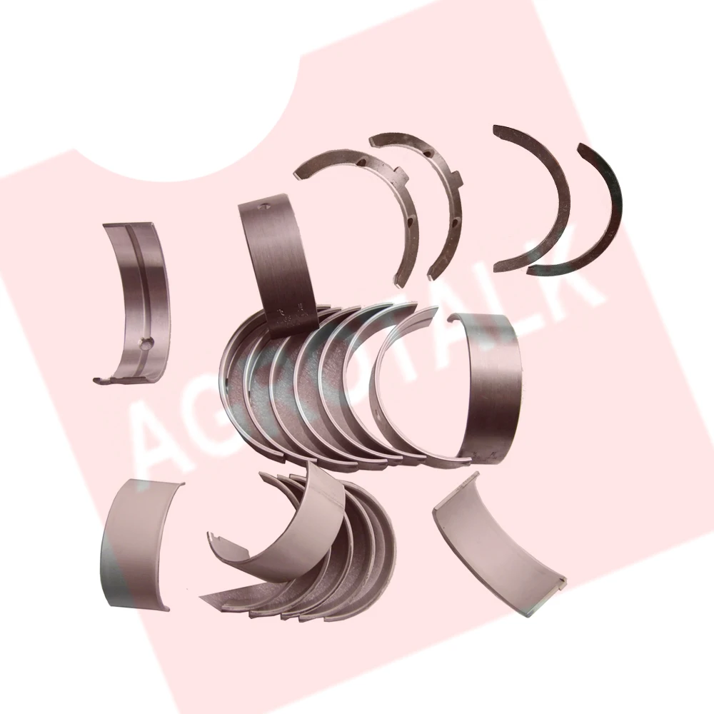 set of main bearings, connecting rod bearings and thrust rings for Changchai engine 4L88-R17