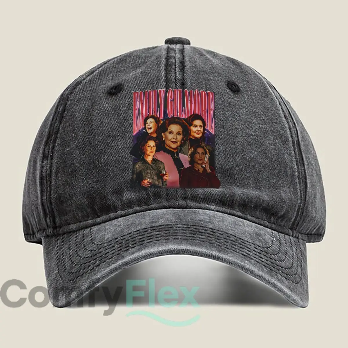 قبعة بيسبول مغسولة عصرية برسومات إميلي جيلمور للاستخدام الخارجي للنساء للجنسين قبعة أبي للشاطئ هيب هوب