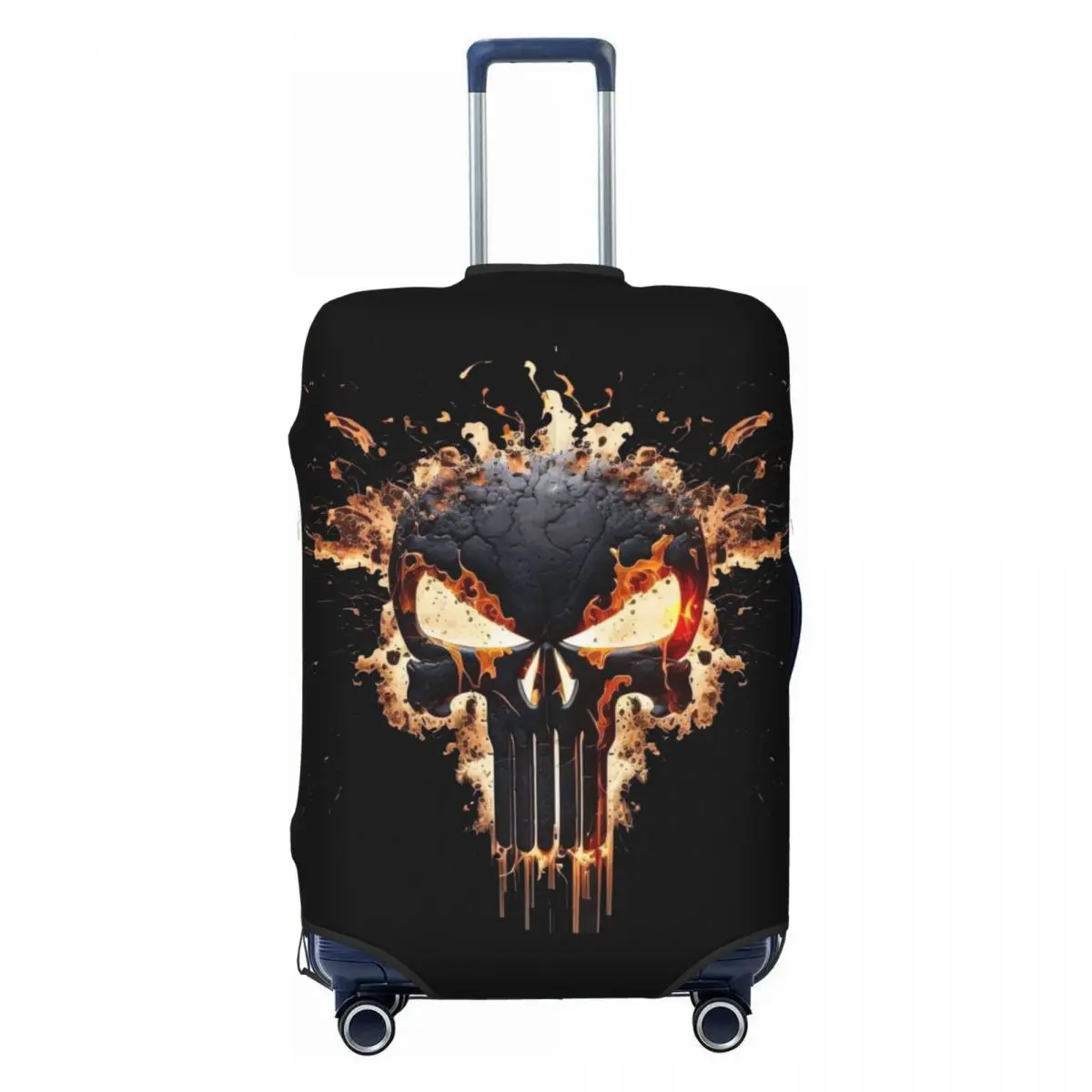 

Винтажный чехол для багажа с черепом на заказ, эластичный дорожный чемодан, защитные чехлы, костюм для 18-32 дюймов