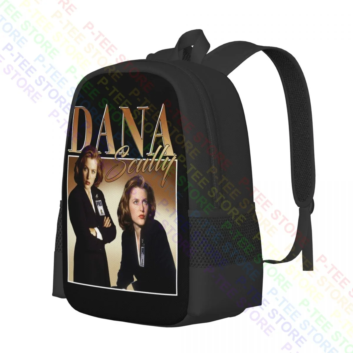 Tha012501 The X-Files Gillian Anderson Dana Scully 90SBackpack Large Capacity Fashion Riding Backpack