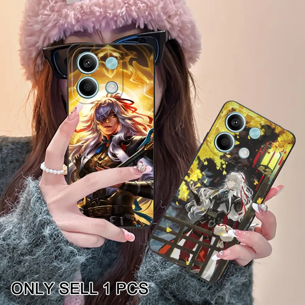 

HSR JingYuan Phone Case for Xiaomi Redmi 15 14 13 12 A7 5 3 2 1 C Plus 4G 5G Soft TPU Shockproof Cover
