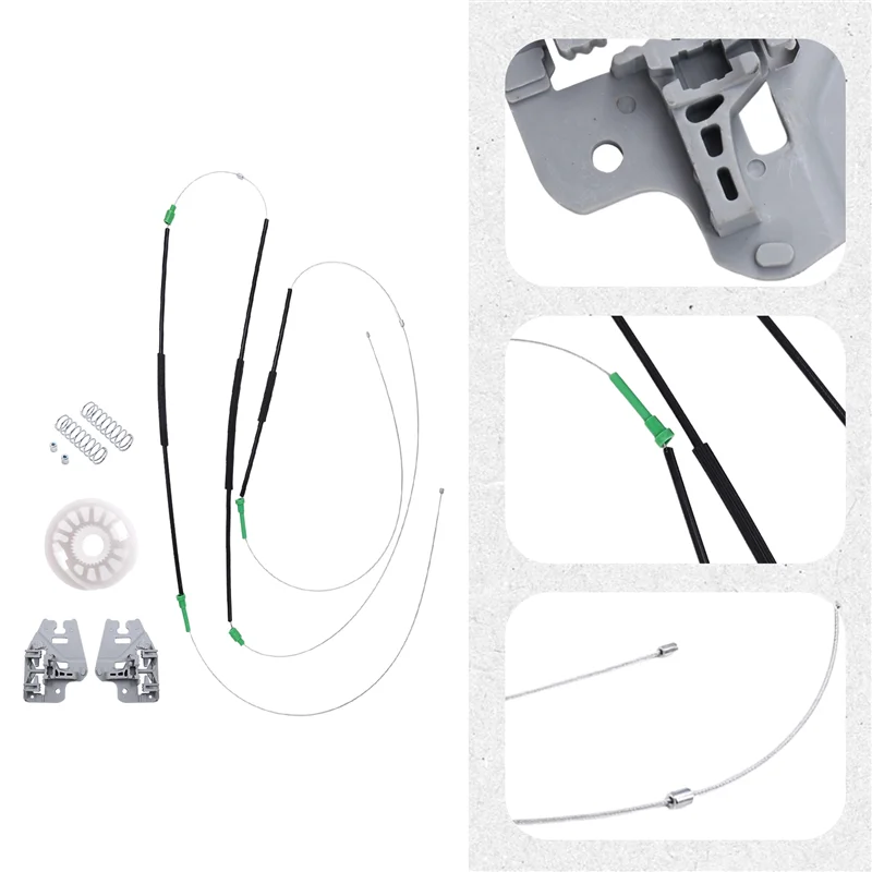 

Car Power Window Regulator Repair Kit For BMW E46 323I 325I 328I Front Left Or Right 51337020659 / 51337020660