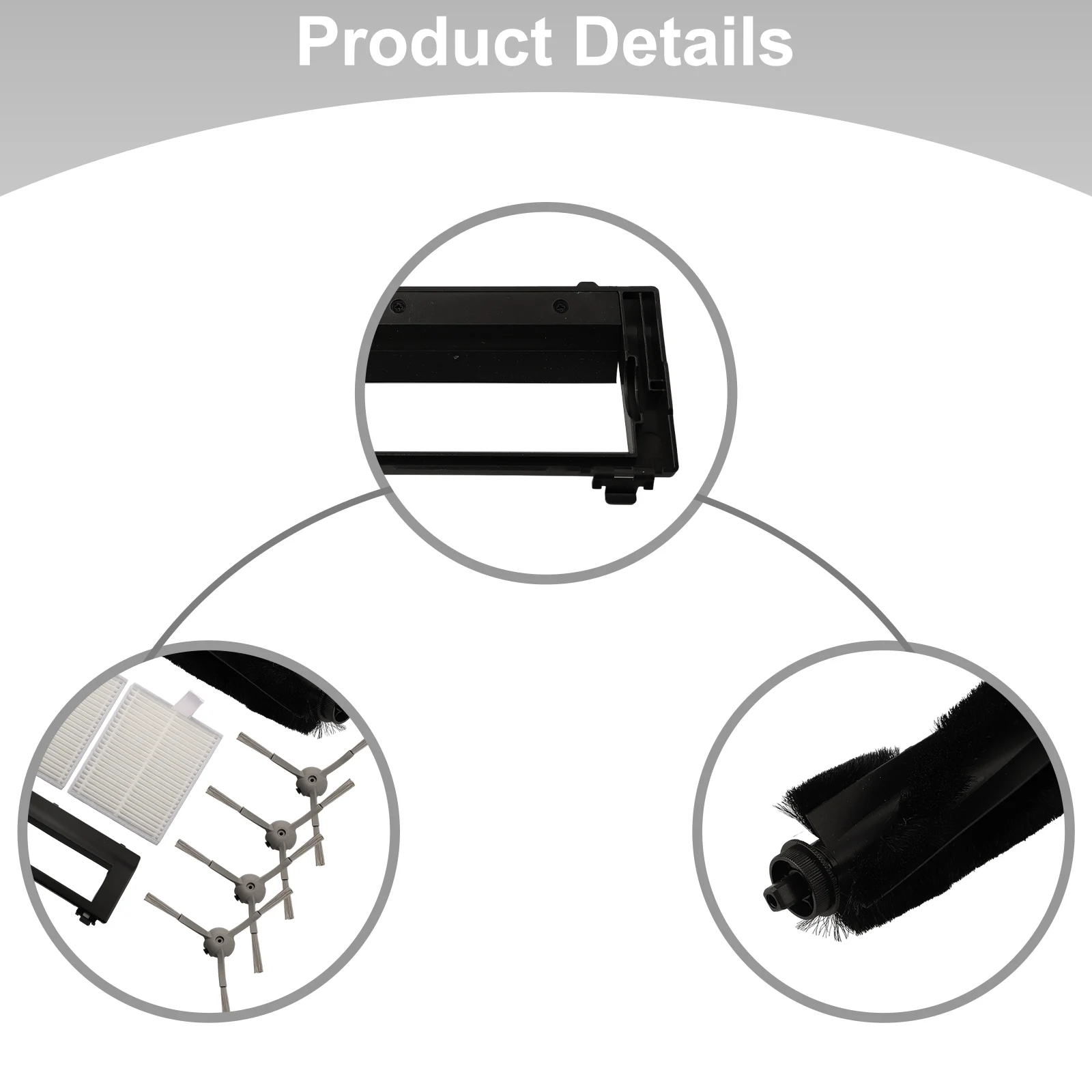 for eufy Brush Cover Kit for eufy L50 for l60 Accessories Home Cleaning High-Quality Retail Accessories Perfect Fit for eufy L50