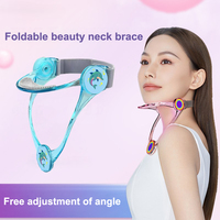 Adjustable Cervical Traction Device Neck Support Braces Decompressed Spine Posture Correction Pain Prevent Head Low Double Chin