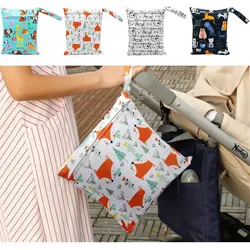 1pc Waterproof Diaper Bag Baby Stroller Hanging Storage Bag Portable For Outdoor Use Baby Bed Diaper Storage